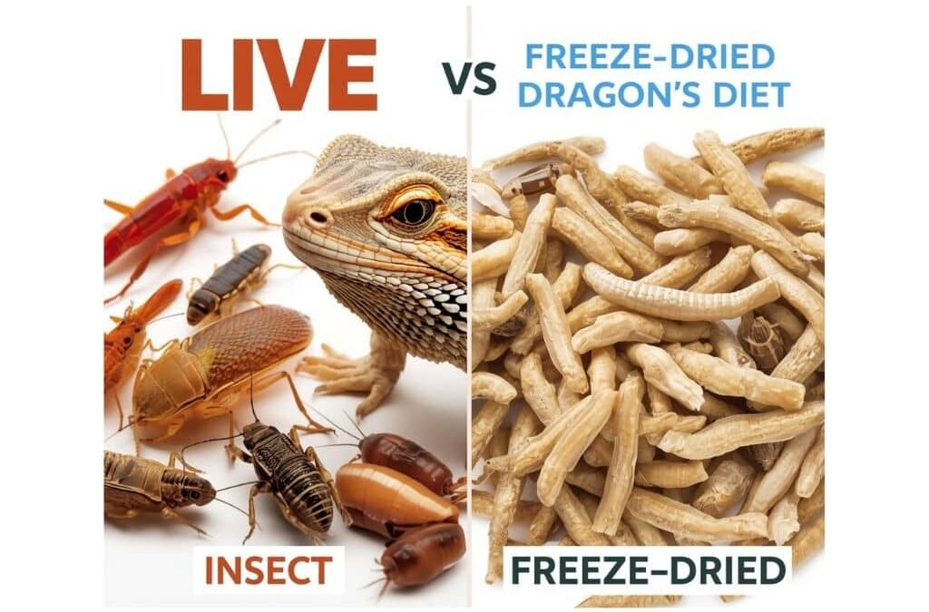 Live vs. Freeze-Dried Insects: The Truth About Your Dragon’s Diet