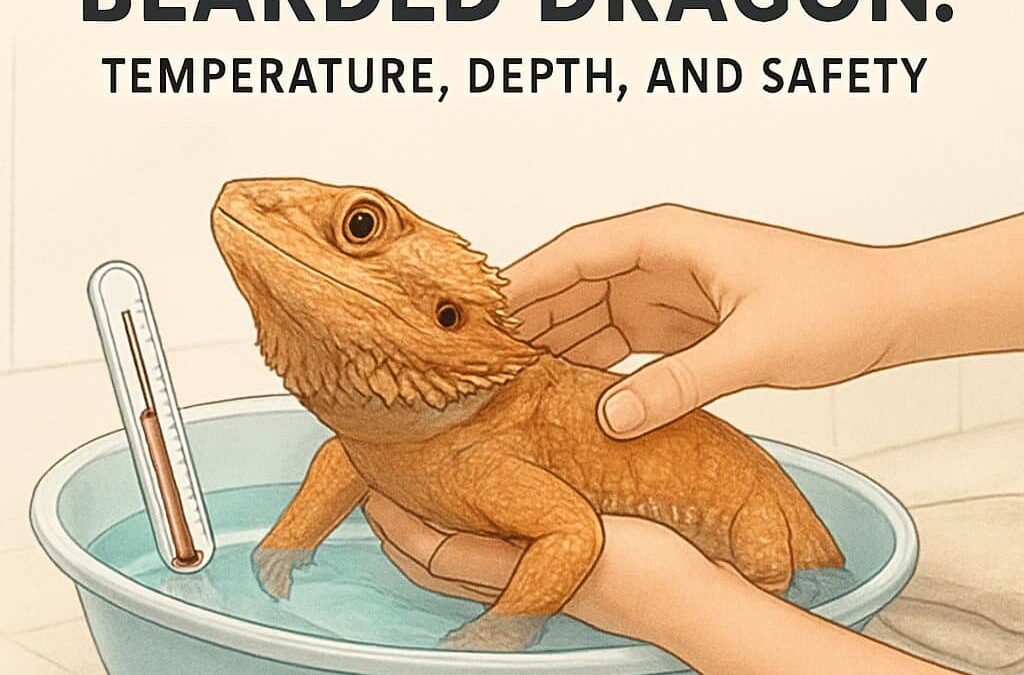 How to Bathe Your Bearded Dragon: Temperature, Depth, and Safety